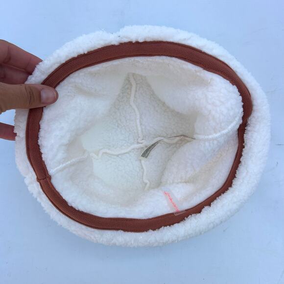 Free People FP Movement Backroads Sherpa Beanie Hat White Cream Beenie - Picture 8 of 8